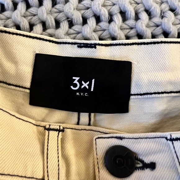 3x1 NYC Blake Distressed Denim Shorts - Picture 7 of 8